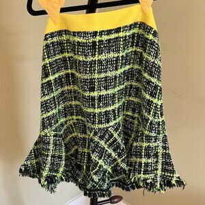 Moschino Tweed Plaid Skirt - Emily in Paris Vibes!